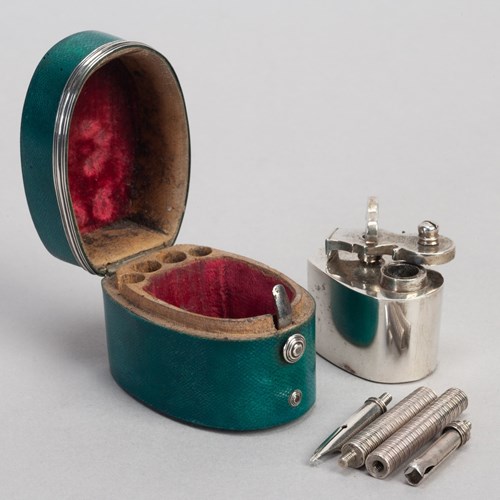 Shagreen Cased Travelling Writing Set