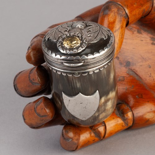 Rams Horn Snuff Mull