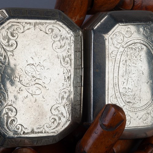 Paktong Trick-Opening Snuff Box