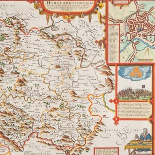 Herefordshire By John Speed