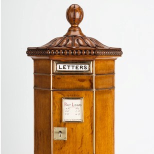 A Fine And Large Lobby Post Box 