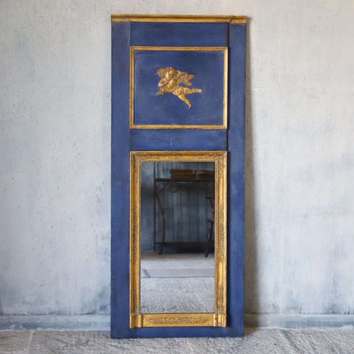 Late 18Th Early 19Th Century French Trumeau Mirror