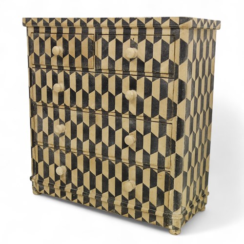 Geometric Chest Of Drawers