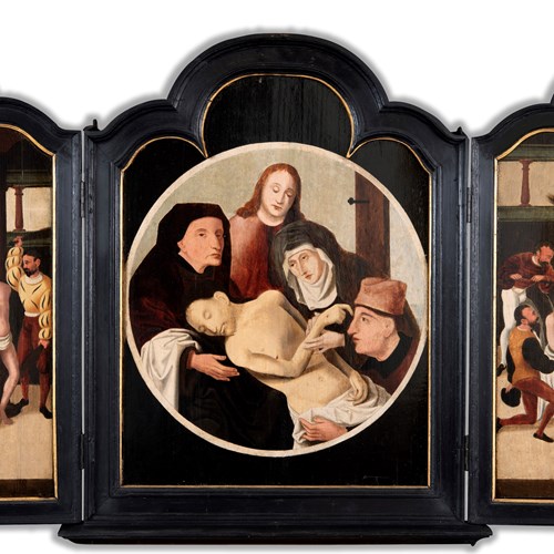 Folding Altar With Scenes From The Passion Of Christ