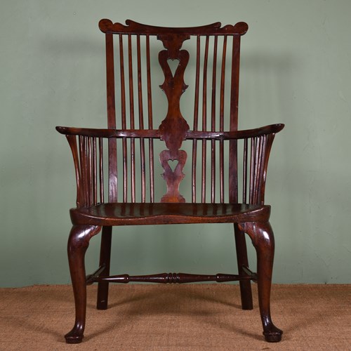 Yew Wood Comb Back Windsor 