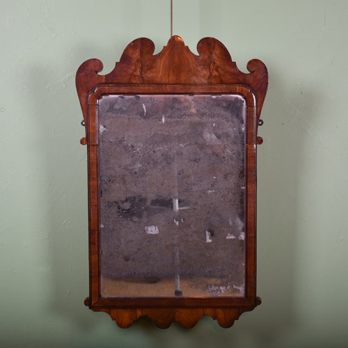 George II Mahogany Mirror 