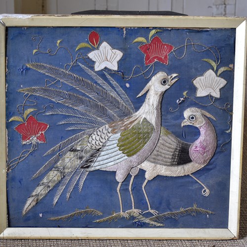 Pheasant Embroidery 