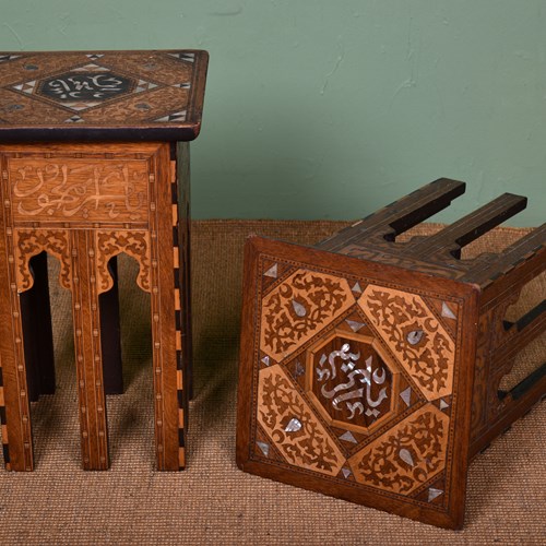 Pair Of Inlaid Liberty Tables 