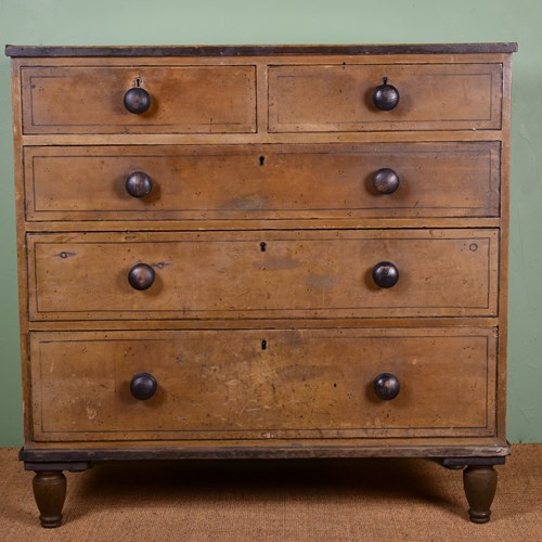 Regency Faux Bamboo Chest Of Drawers 