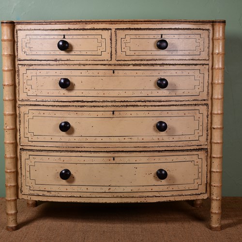Regency Faux Bamboo Painted Chest