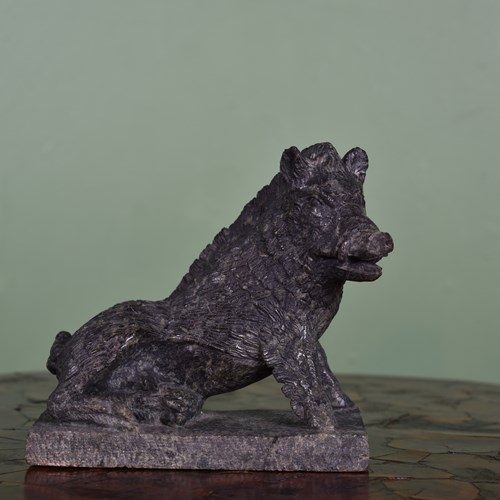 Serpentine Stone Uffizi Boar