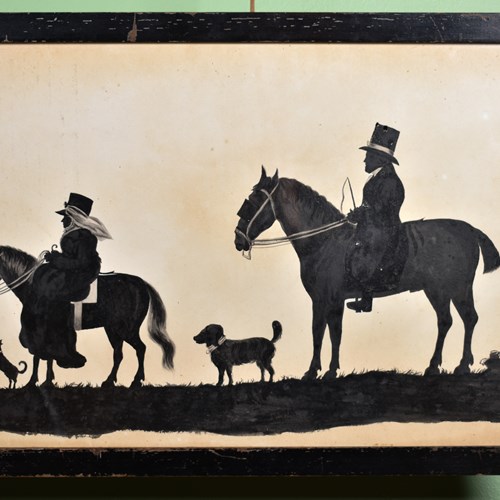 Watercolour Silhouette Of Mary Winter