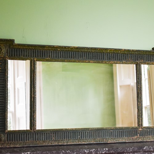 George II Painted Overmantel Mirror
