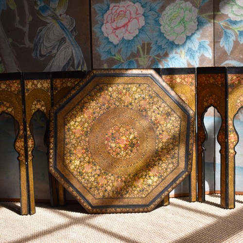 Kashmiri Painted Table 