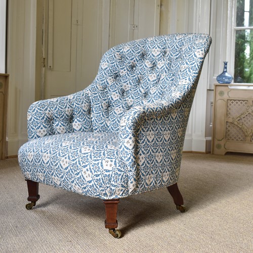 Howard & Sons Button Back Armchair