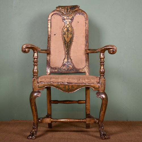 Italian Giltwood Armchair 