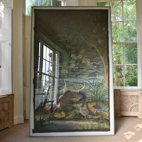 Huge Nineteenth Century Asian Wall Hanging 