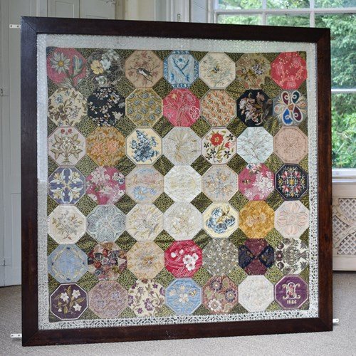 Large Silk Patchwork For Hammerfield House