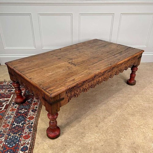 19Th C Indian Takhat Coffee Table