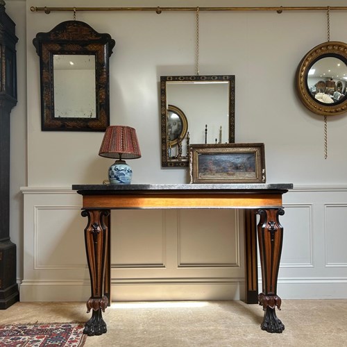 Bold Country House Regency Oak Console / Serving Table