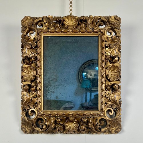 19Th C Giltwood Florentine Mirror