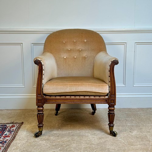 Gillows Regency Rosewood Bergere Armchair