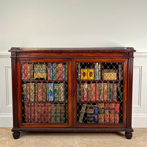 George IV Gillows Mahogany Bookcase Cabinet