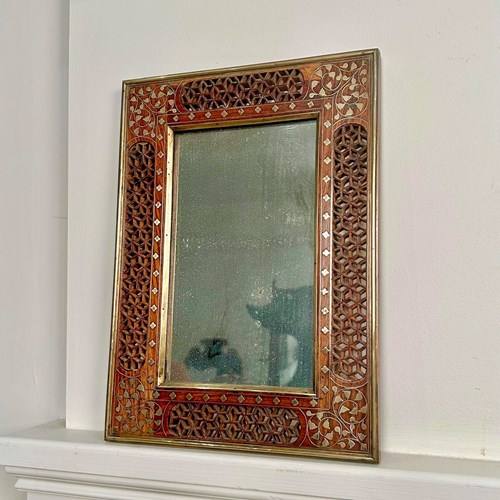 Small 19Th C Hoshiarpur Mirror
