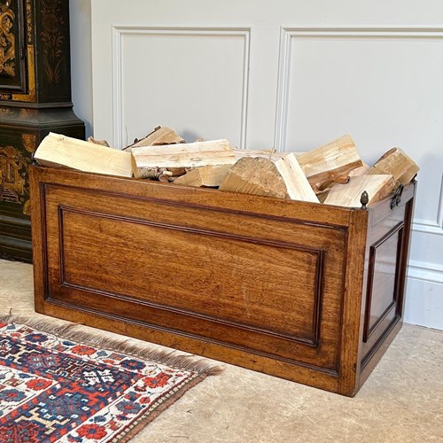 19Th C Country House Log Bin