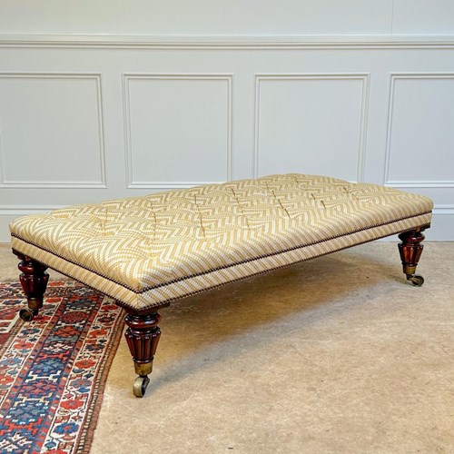 George IV Rosewood Ottoman Stool