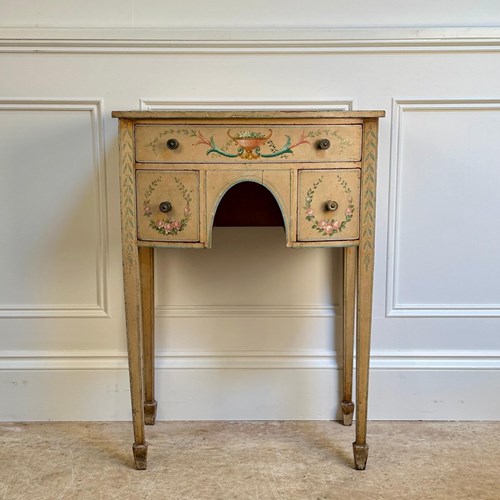 Pretty Edwardian Painted Side Table