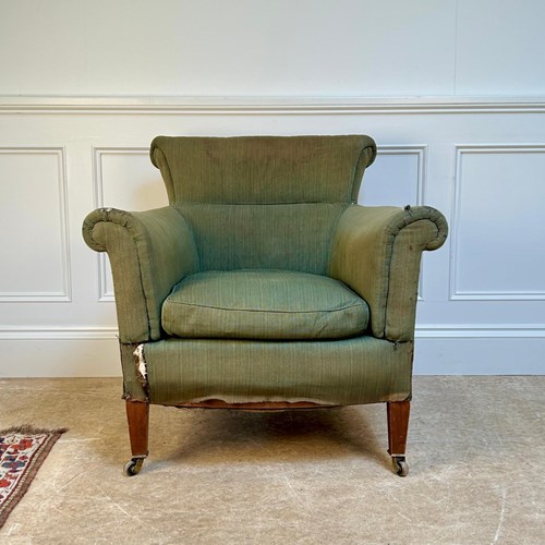 19Th C Woodstock Style Armchair