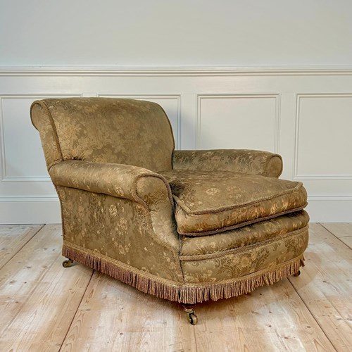 19Th C Howard & Sons Large Club Chair