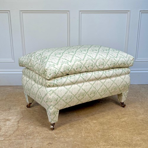 Early 20Th Century Portman Ottoman Stool