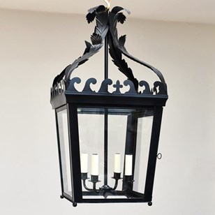Vaughan Designs - Tole Leaf Lantern...
