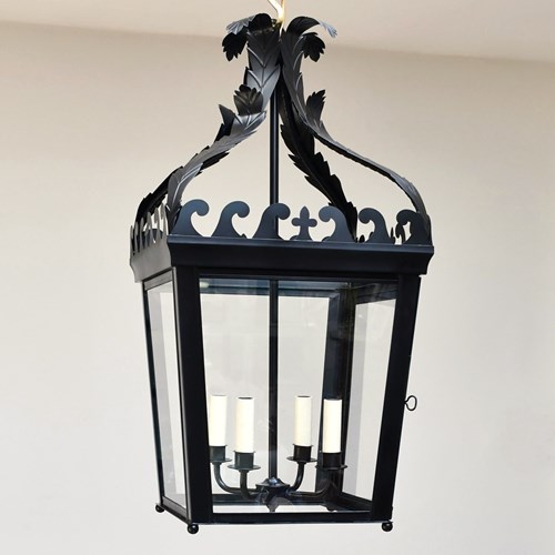 Vaughan Designs - Tole Leaf Lantern