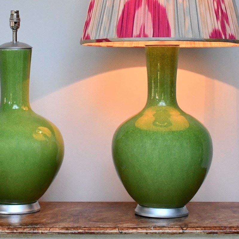 Pair Of Apple Green - Table Lamps-willow-and-brooks-dsc-0865-10-main-638142498758147344.JPG