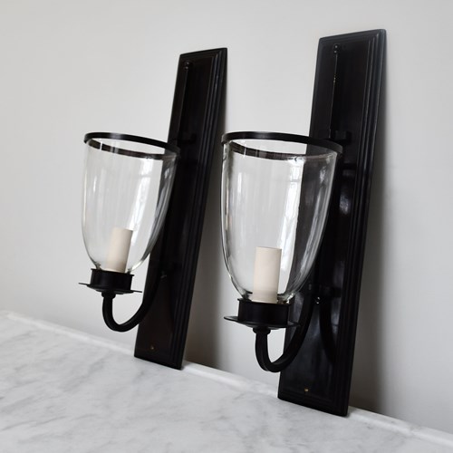 Pair Of Besselink & Jones - Original Wall Storm Lights