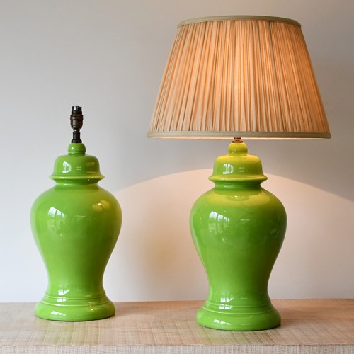 A Stylish Pair Of Vintage Table Lamps