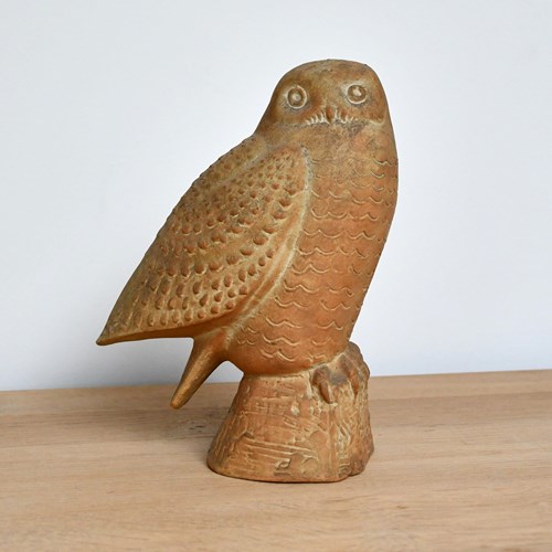 Owl Pottery Sculpture By Oisin Kelly RHA