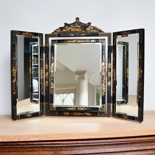 Chinoiserie Triptych - Dressing Table Mirror