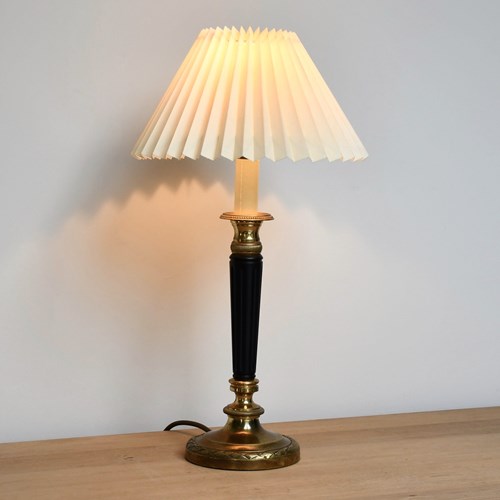 Vintage Candlestick - Table Lamp