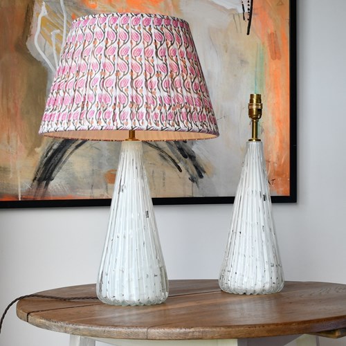 A Pair Of Murano Glass - Table Lamps