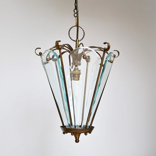 Mid 20Th Century Lantern By Pietro Chiesa