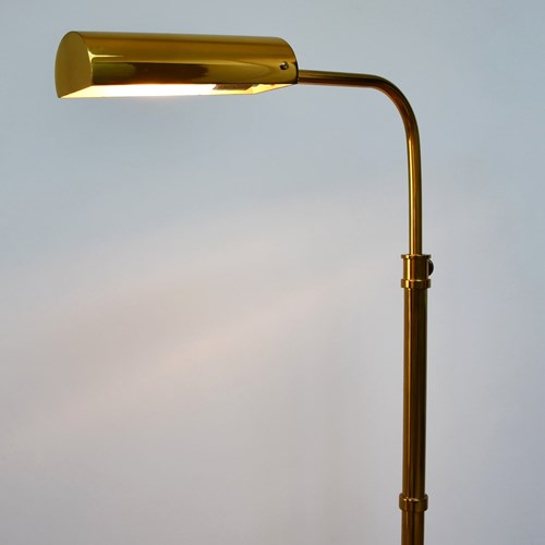 Vintage Reading Floor Lamp & Shade