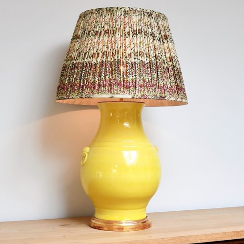 Large Chinese Yellow - Table Lamp