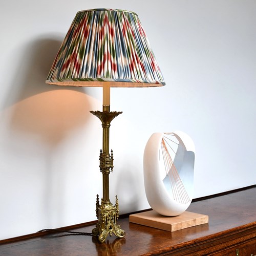 19Th Century Gothic Revival - Candlestick Lamp