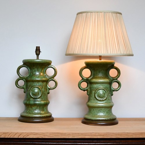 A Pair Of Mid 20Th Century - German Table Lamps