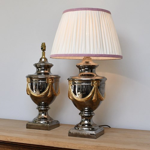 A Pair Of Vintage Italian - Table Lamps