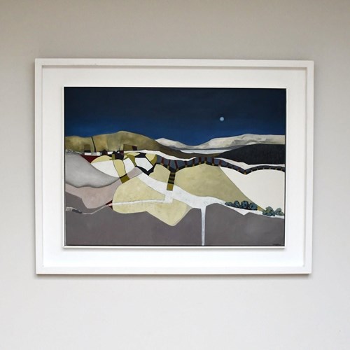 Abstract Landscape Painting By Teresa Lawton